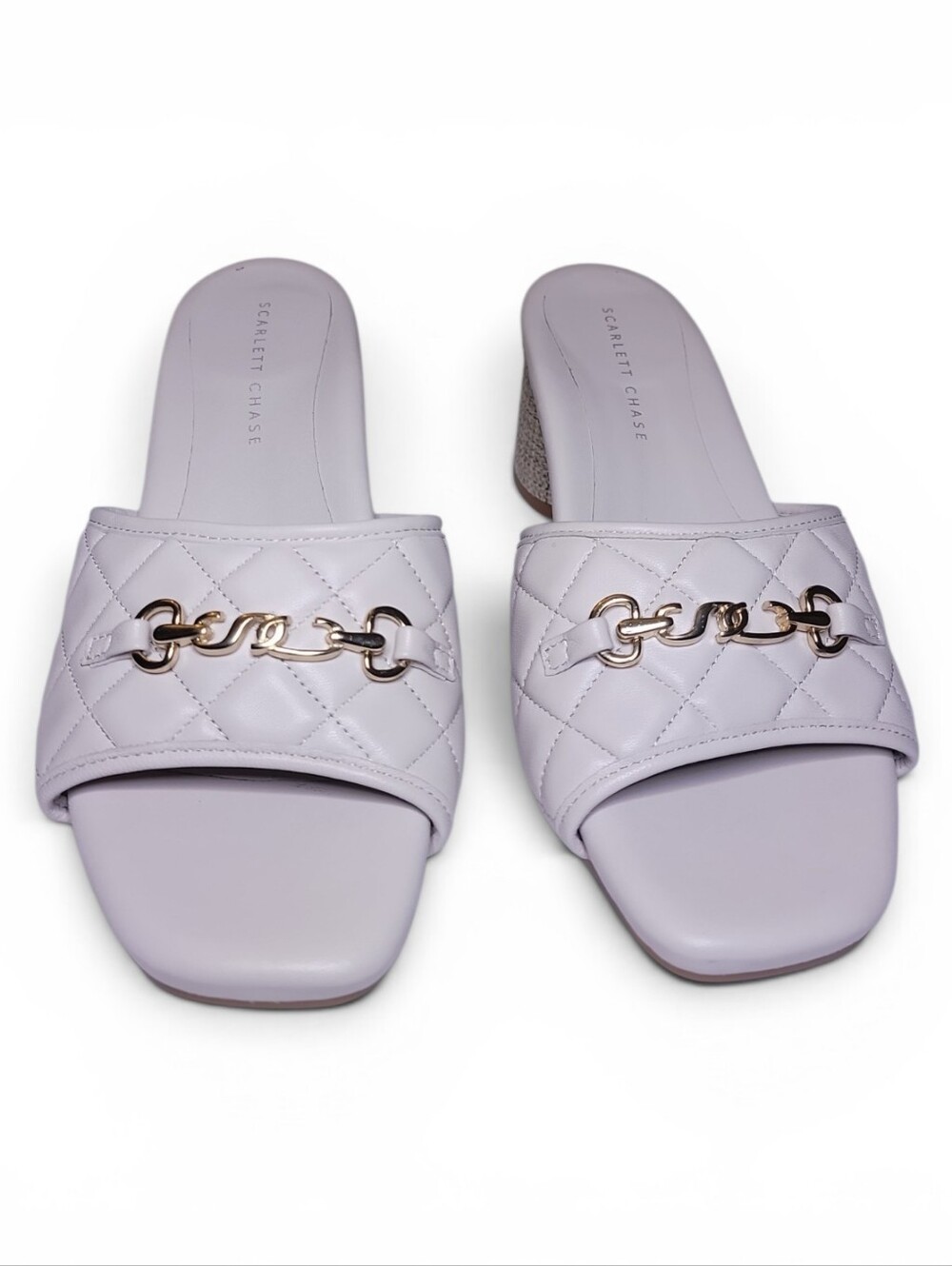 Scarlett Chase "Chloe 45 Sandals" Sz 36 New Without Box